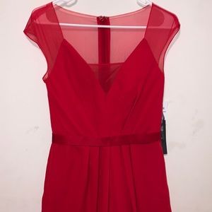 ❌SOLD❌🎉🎉NWT RED David’s Bridal maid of Honor Mermaid Dress Size:S